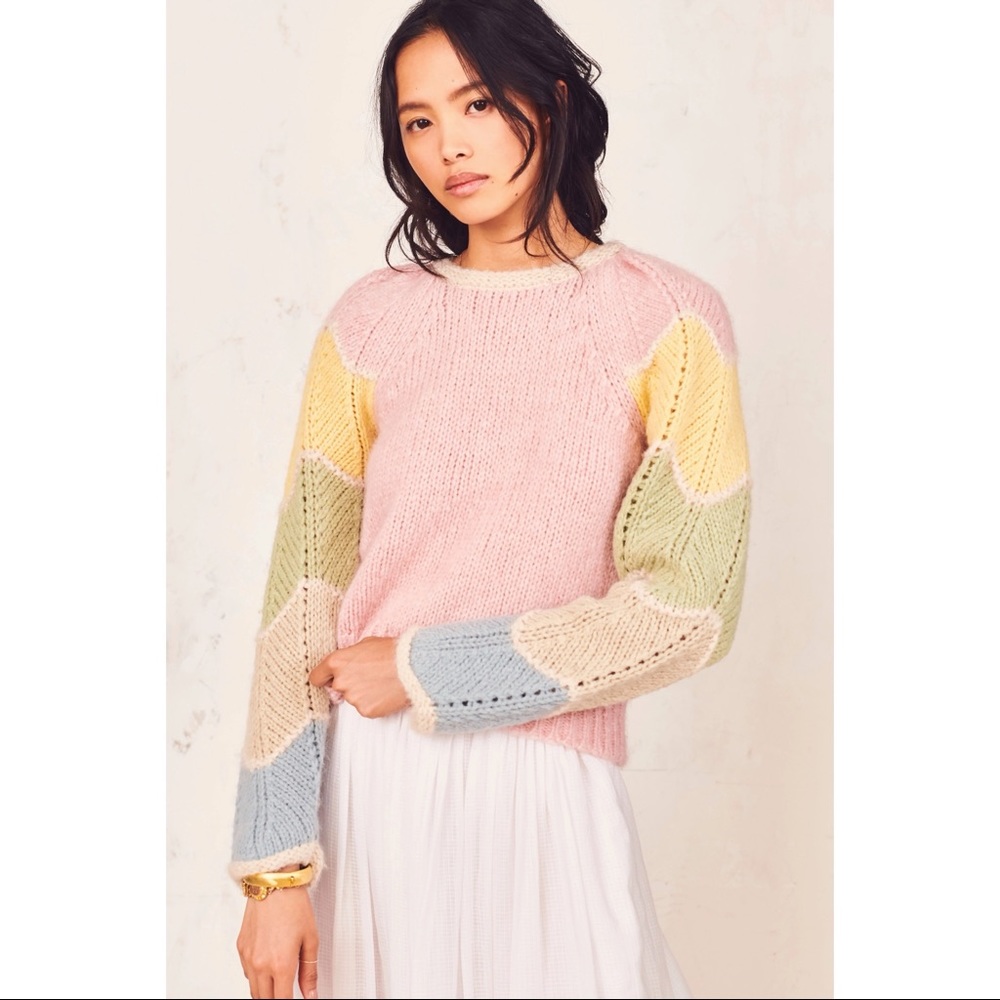 Loveshackfancy Aspyn Sweater Size Xs - image 2